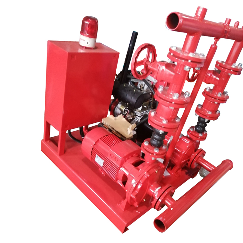 ED Fire Fighting Package Electric Diesel Pump with Controller Fire Fighting Pump Set