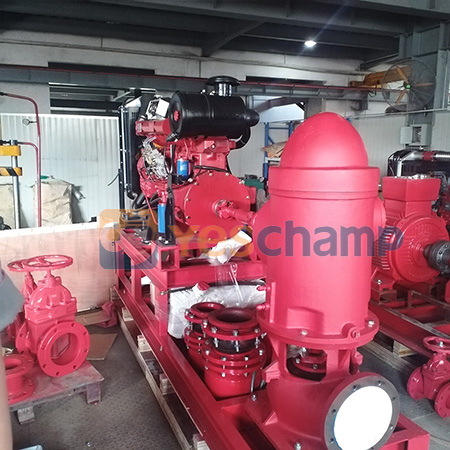 Application of diesel driven long shaft pumps